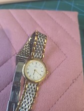 OMEGA de Ville Ladies Quartz Watch 6151/441 Two Tone Gold & Steel Excellent Cond