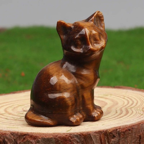 Crystal cat figurines - crystal, –
