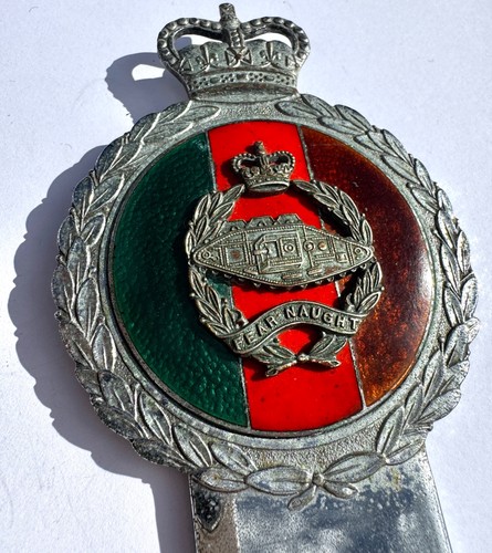 Enamelled royal armoured tank - enamelled,