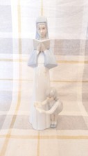 Miquel Requena Cuart de Poblet Valencia Spain Porcelain Nun & Singing Child