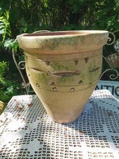 Old Hand Thrown Clay Fluted