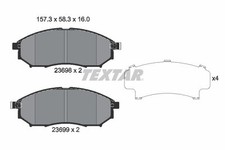 ✅Fits TEXTAR 2369801 BRAKE PAD SET, DISC BRAKE   ⭐UK Seller⭐