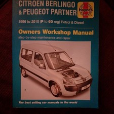 Haynes Manual: Citroen Berlingo & Peugeot Partner 1996 - 2005 Petrol & Diesel