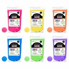 Coloured Craft Sand Decorative Sand Art Card Aquarium Eco Friendly Play Sand