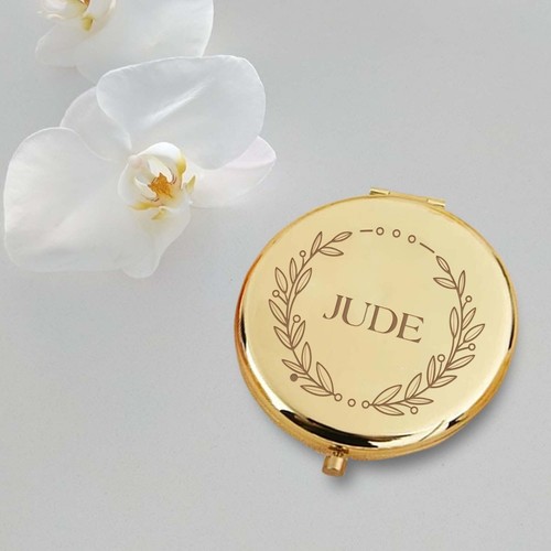 Personalised compact mirror - personalised,