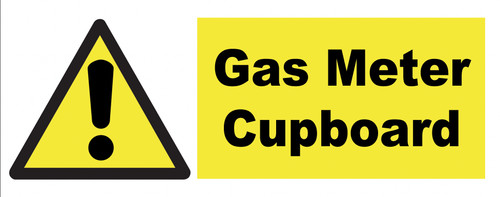 Gas meter cupboard - gas,