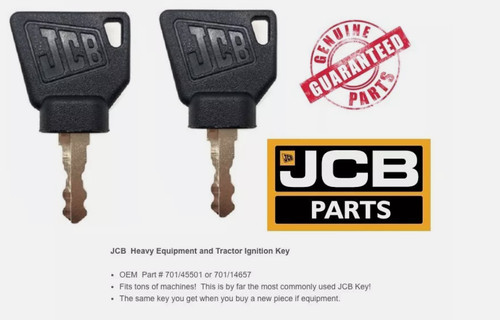 Jcb genuine master plant keys - master,