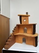 Magic wood tree house fairy house solid wood dolls house 