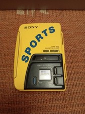 Sony Walkman Sports WM-B52 Cassette Player Solar Time/Alarm Excellent condition