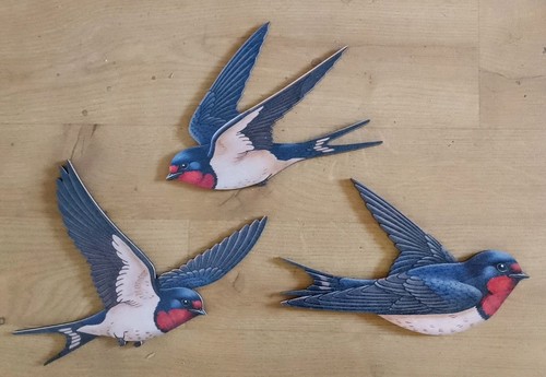 Flying swifts 2d - 3, 2d(flat)