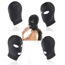 Fetish Open Mouth Hood Gimp Face Mask Head Bondage Adult Cosplay Gimp Mask BDSM