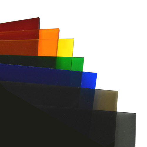 Transparent colored acrylic - transparent,