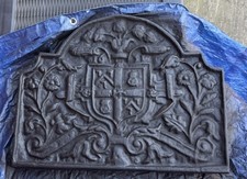 Large Cast Iron Fireback –