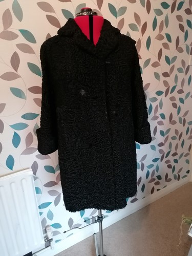 Vintage 1940s 50s curly lamb - vintage, 1940s-50s