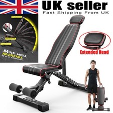 Adjustable Weight Bench Gym Fitness Foldable Incline Decline For Home Workout