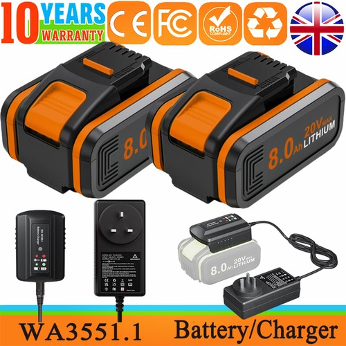 0ah for worx 20v - 20v, li-ion