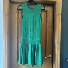 Temperley London Emerald Green Acacia Knitted Dress Size Small RRP £495
