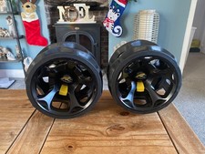 POWAKADDY GOLF TROLLEY WINTER WHEELS USED IN GREAT CONDITION