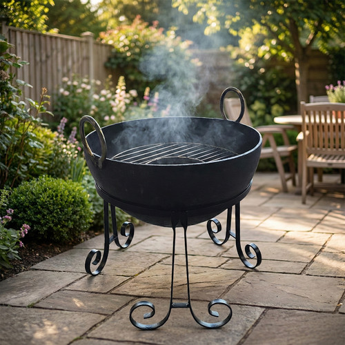 Garden fire pit and - garden, bbq