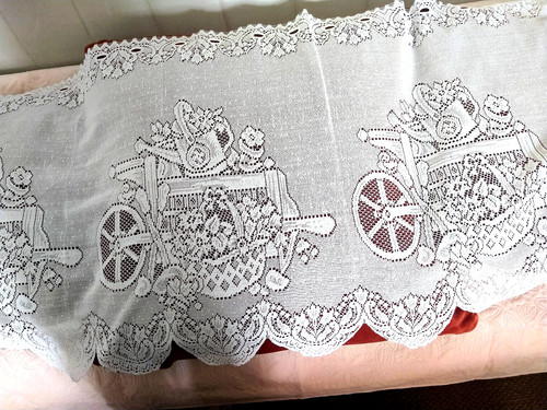 Vintage french scalloped edge - vintage,