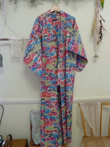 Japanese vintage kimono pink - japanese,