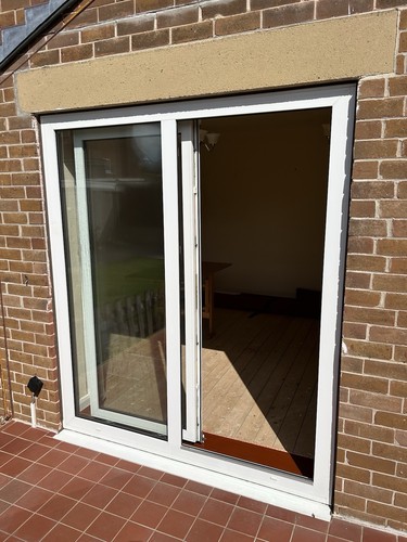 White patio tilt and - white, slide