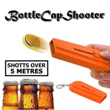 Flying Zappa Beer Drink Bottle Opener Cap Launcher Top Shooter Gun Key Ring Gift