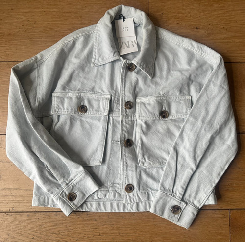 Zara new denim coat - xs,