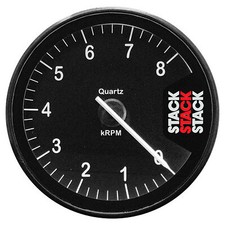 Stack ST200 Clubman Racing Tachometer With Black Dial Face - 0-8000 Rpm