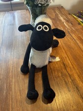 Shaun The Sheep 8'' Plush Cuddly Toy - Black and White