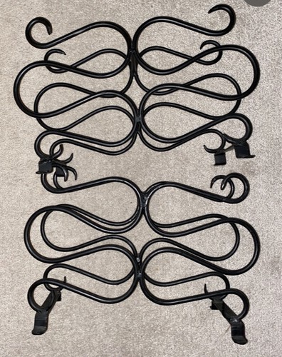 Vintage wrought iron - iron, rack