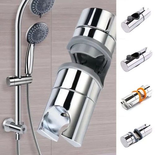 Chrome shower rail head - shower,