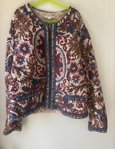 Monsoon quilted floral cotton - quilted,