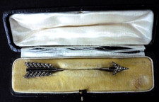 Antique Art Deco Silver Jabot