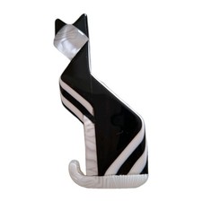 Lea Stein Genuine brooch. Chatou the Cat.  Excellent Variety Online .