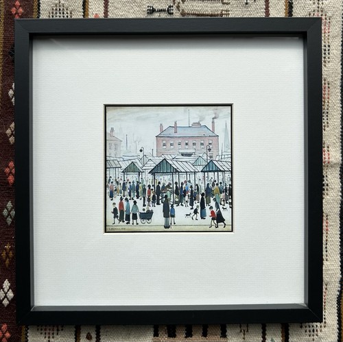 Market scene lowry - market, l.s.