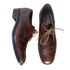 BARKER Brown Oxford Shoes Mens