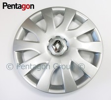 X1 New Genuine Renault Trafic 2015-> 16" Silver Wheel Trim 403156650R
