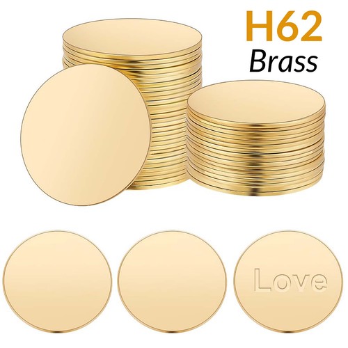 H62 solid brass discs blanks - h62,
