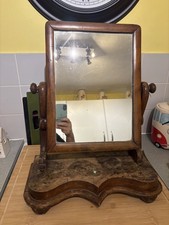 Antique   Wooden Dressing Table Swing Mirror Toilet Mirror Ornate