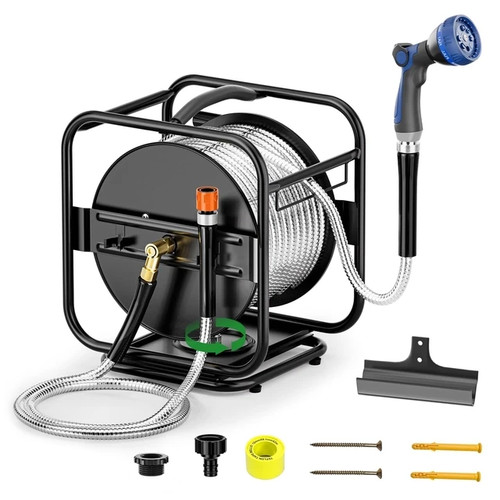 Garden hose reel - hose, h/duty