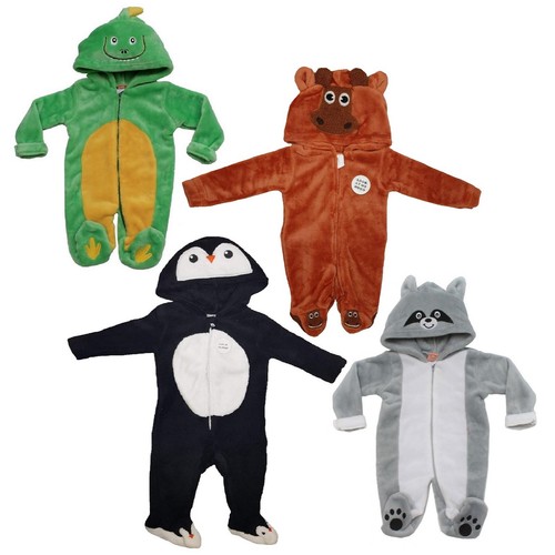 Baby fleece romper pram suit - baby,