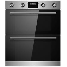 Cookology Electric Oven Built-Under 60cm Double Oven 85L - S/Steel CDO720SS