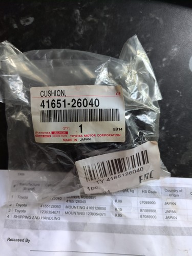 Toyota cushion rear - 2x,