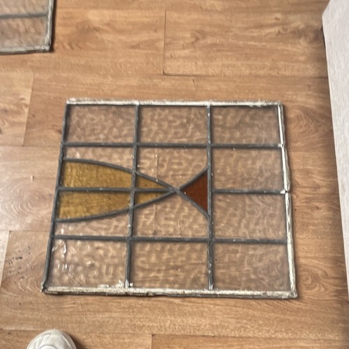 Leaded square stained glass - square,