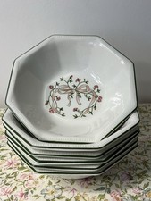 🎀 Johnson Brothers Eternal Beau Bowls X6 No Cracks Or Chips