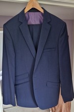 Men's Navy Blue 2-Piece Suit
