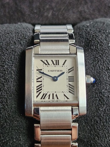 Ladies steel cartier tank - ladies,