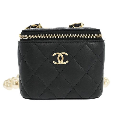 Chanel black lambskin - chanel,