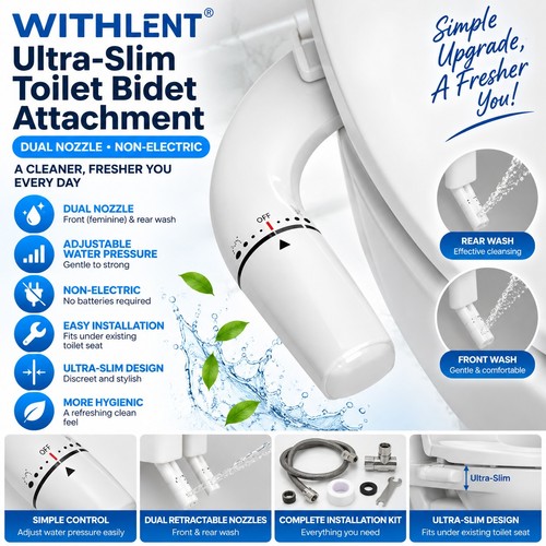 Withlent ultra slim - slim, toilet